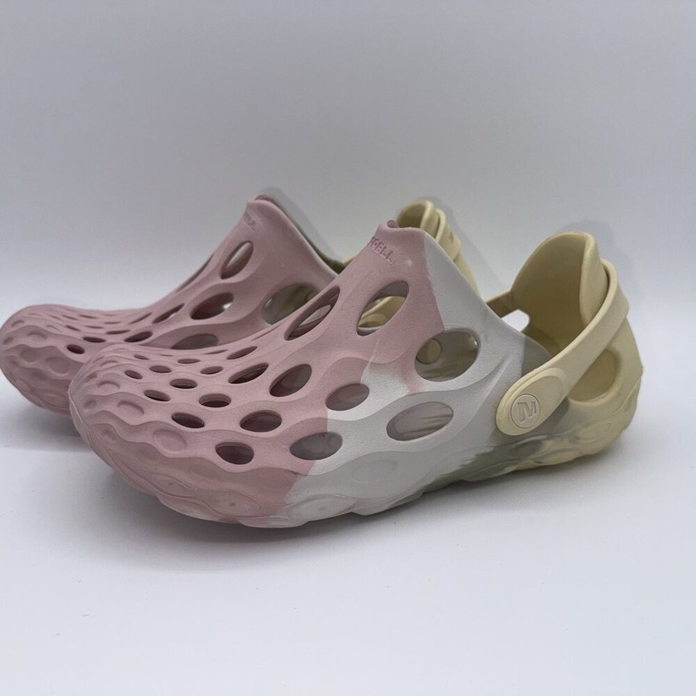 Merrell Hydro Moc Slip-On Pink Yellow Unisex Women’s 8/Men’s 6.5 Croc Style - Picture 2 of 16